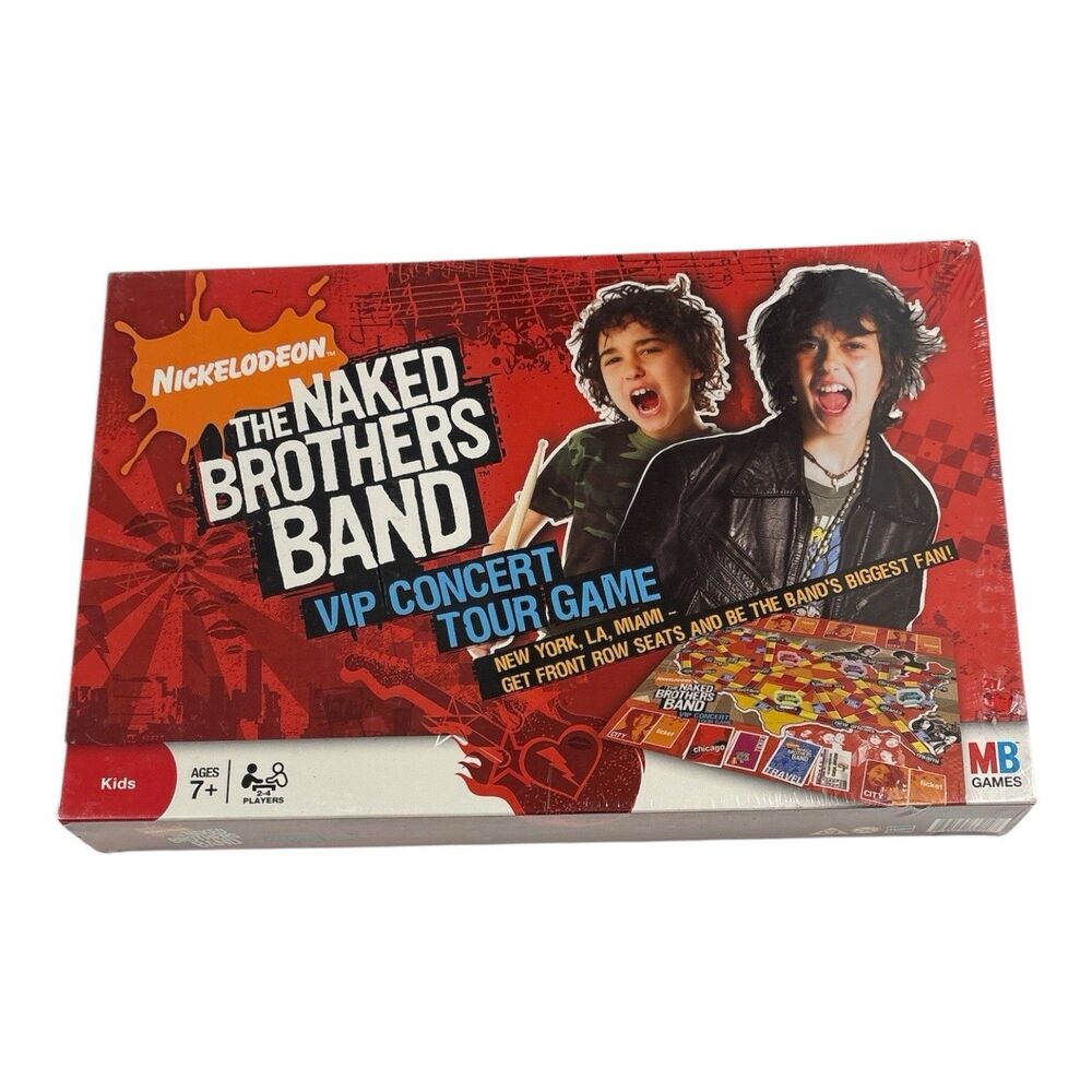 The Naked Brothers Band Board Game Brand NEW Factory Sealed